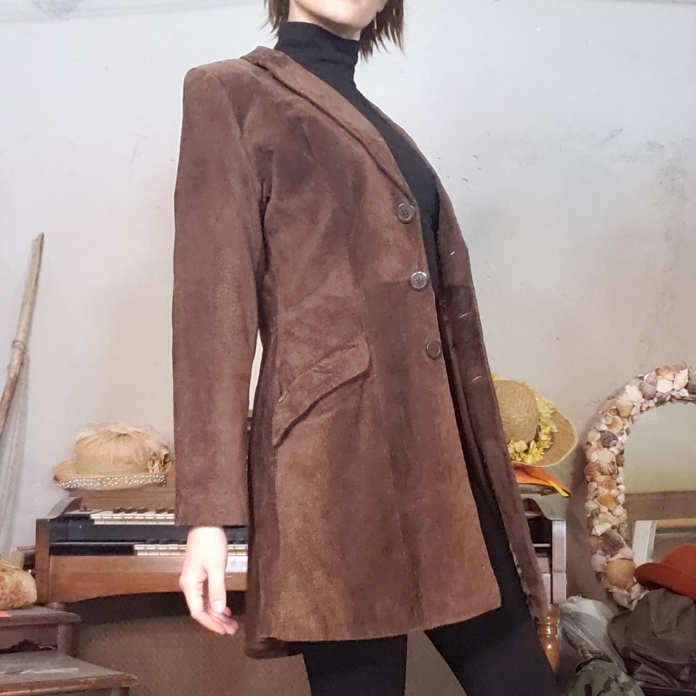 Vtg Guess Suede Jacket